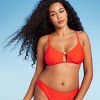 Women's Beaded Keyhole Bralette Bikini Top - Shade & Shore™ Red - image 4 of 4