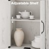 70 inch Tall Farmhouse Bookcases with Doors - 5 Tier Bookshelf, Bookshelf and Bookcase, Wooden Storage Cabinet for Living Room, Home, Office, Bedroom - 4 of 4