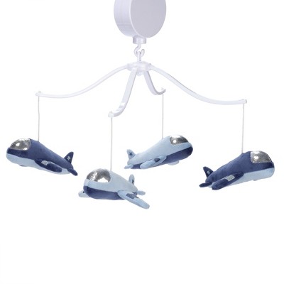 Image of Bedtime Originals Little Aviator Airplane Musical Baby Crib Mobile Soother Toy