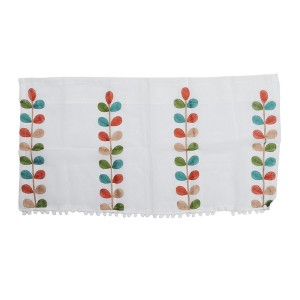 Unique Bargains Kitchen Curtains Short Kitchen Curtains with Eyelets 39.37"L x 19.69"W White 2 Pcs - 1 of 4