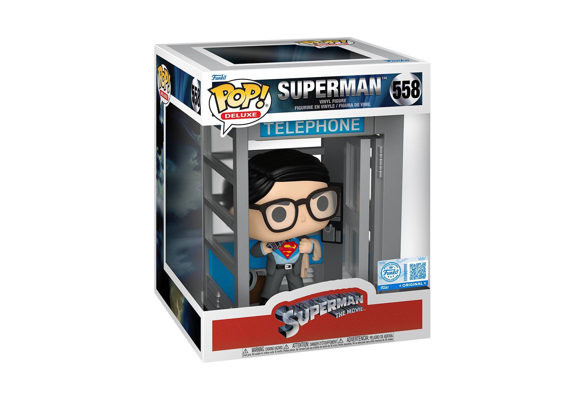 Funko POP! Deluxe: DC Comics Superman with Booth Figure