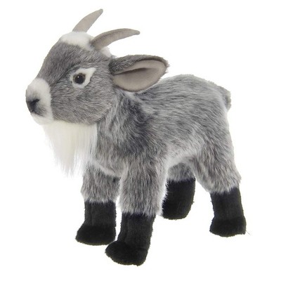 Bearington Garret Plush Gray Goat Stuffed Animal With Soft Fur 12 Inches Target