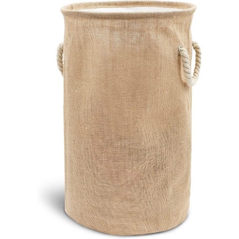 Laundry Room Collapsible Jute Bin 