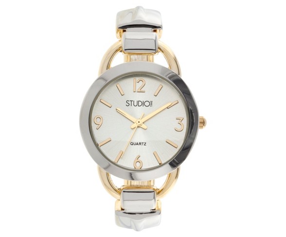 Women's Studio Time&#174; Bangle Watch - Light Silver