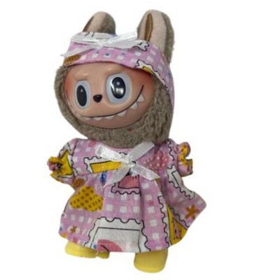 Детские куклы Doll Clothes Superstore Handmade Patchwork Dress, Headband & Yellow Shoes for 17.5 cm Collectible Monster Dolls — фото 2