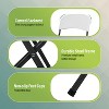 FDW 4 Pack HDPE Folding Chairs with Steel Frame - 265lbs Capacity - 3 of 4