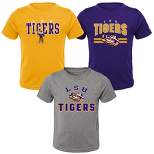 NCAA LSU Tigers Boys' Toddler 3pk T-Shirt