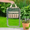 Nature Spring Folding Garden Stool with Detachable Pocket Bag and Gardening Tools - 250-lb Capacity - 4 of 4