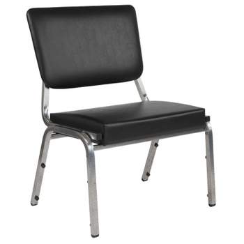 Flash Furniture HERCULES Series 1000 lb. Rated Antimicrobial Bariatric medical Reception Chair with 3/4 Panel Back