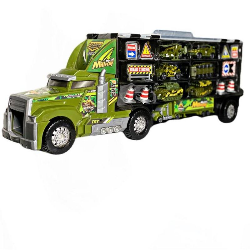 Big Daddy Army Transport Truck Military Toy Truck Emergency Quick Release Effect, 1 of 4