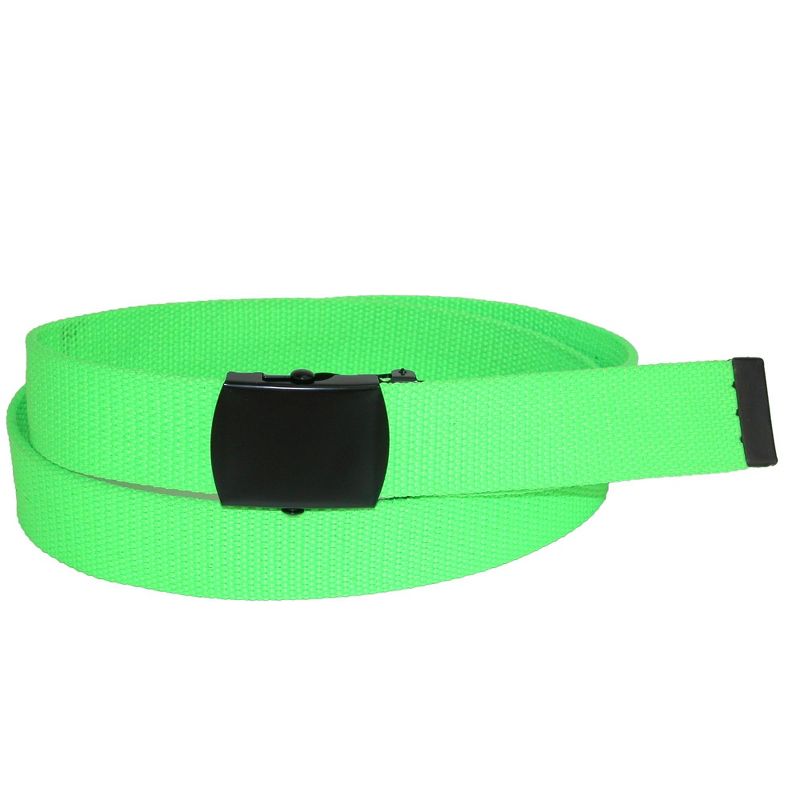 CTM Adjustable Neon Fabric Web Belt, 1 of 2