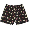 Pavilion Gift Company - Bacon and Eggs - XS Black Boxers - Shorts - 3 of 4