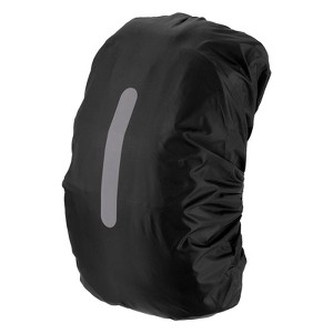 Unique Bargains Waterproof Backpack Rain Cover with a Vertical Reflective Strap for Hiking/Biking 1 Pc - 1 of 4
