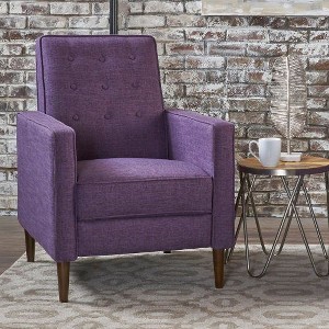 CENGHU Mid-Century Modern Recliner Chair for Adults, Comfy Modern Accent Armchairs, Accent Chair, Single Sofa Chair for Living Room, Bedroom - 1 of 4