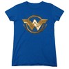 Women's Wonder Woman Movie Lasso Logo T-Shirt - 4 of 4