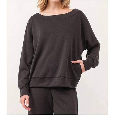 Women's Modal Sweater - wasabi + mint