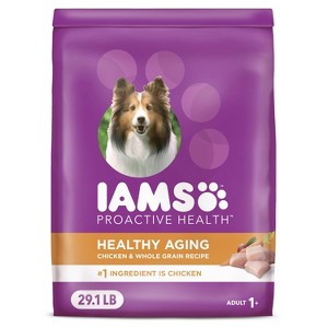 IAMS Healthy Chicken and Whole Grain Flavor Aging Senior Dry Dog Food - 1 of 4