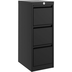 3 Drawer File Cabinet with Lock, Steel Vertical File Cabinets for Home Office Garage, Living Room, Heavy-Duty File Cabinets for Letters/Legal/a4 - 1 of 4