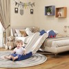 Infurnic Baby Activity Gyms, Kids Slide with Extra Slide Track, Couch Slide for Bed or Sofa, Easy to Assemble, Blue, 16.9"*23.6"*28.7" - 2 of 4