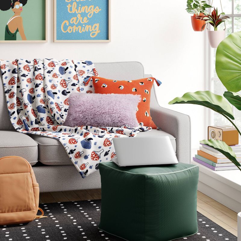 Color Block with Contrast Piping Pouf - Room Essentials™, 3 of 8