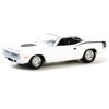 1970 Plymouth Hemi Barracuda Alpine White with Black Stripes "GreenLight Muscle" Series 28 1/64 Die Cast Model Car by Greenlight - 2 of 3