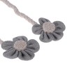 Unique Bargains Cute Flower Curtain Tie Cotton Linen 2 Pcs - 3 of 4