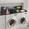 KTMBDW Laundry Countertop with 2-Tier Shelf Universal Fit, Washer and Dryer Countertop with Storage Space, Shelf Height 12 Inches - 2 of 4