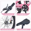RISOKEYS 20 Inch Single Speed Mountain Bike for Kids Age 7-10,Front Suspension Fork Kids' Bicycles,Disc Brake & Adjustable Seat,for Boys Girls - 4 of 4