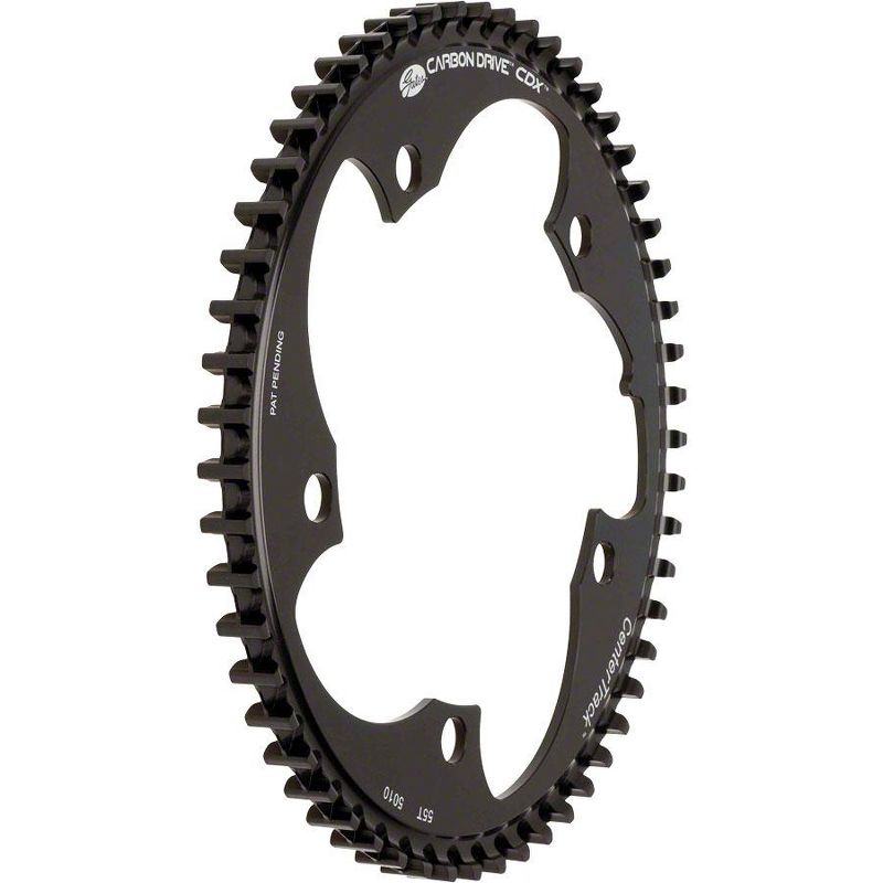 Gates Carbon Drive CDX CenterTrack Belt Drive Ring 5 Bolt 130mm BCD- Tooth Count: 55, 1 of 2