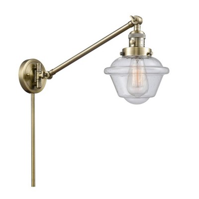 Oxford - 1 Light Swing Arm Wall Sconce In Traditional Style-25 Inches Tall and 8 Inches Wide