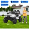 Jojoka 12V Ride on Truck Car for Kids, Battery Powered Electric Toys Vehicles with Remote Control, Spring Suspension, Lights, Bluetooth, 2 Speeds - 2 of 4