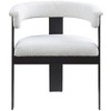 Meridian Furniture,Romeo Boucle Fabric Dining Chair, Set of 2 - 3 of 4