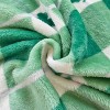 Lomsoe Christmas Grid Blanket Holiday Printed Flannel Throw Blanket Perfect Holiday Decor Gift for Family Friends Christmas Gift. - 4 of 4