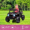12V Kids Ride On Car Truck w/Parent Remote Control, Spring Suspension, LED Lights, Safety Belt, AUX Port, Music, Spring Suspension - 4 of 4