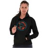 PACMAN Halloween Running Scared Hoodie Sweatshirt Women Men Brisco Brands - 3 of 4