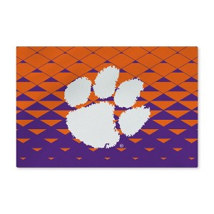 Clemson Tigers NCAA Dropzone Washable Rug 20X32 Inches - 1 of 4
