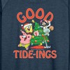 Women's - SpongeBob SquarePants - Good Tide Lightweight French Terry Wide Neck Long Sleeve Shirt - 2 of 4