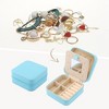 REGALWOVEN Women's Mini Portable Compact Elegant Jewelry Box - 2 of 4