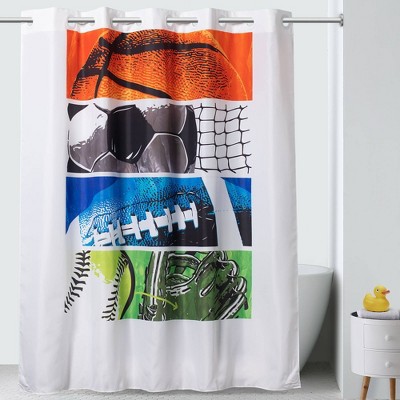 sports shower curtain