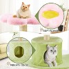 EROMMY 37" H Cat Tree,Cat Tower with Sisal Scratching Posts for Indoor Cats - 2 of 4