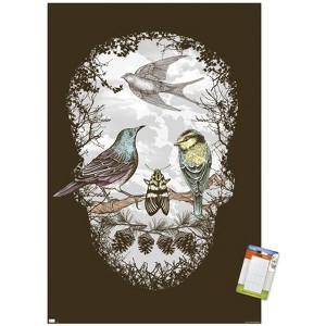 Trends International Rachel Caldwell - Nature's Skull Unframed Wall Poster Prints - 1 of 4