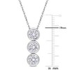 EVERLY JEWELRY | Sterling Silver 2 1/3 CT TGW Cubic Zirconia Pendant With Chain Fashion - 2 of 4