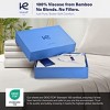 Kickoff Home Viscose from Bamboo Sheets Set 300 Thread Count 100% Organic Bamboo Viscose Cooling Bedding Sheets Hot Sleepers, Flat, Fitted, Pillowcase - 2 of 4