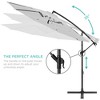 Best Choice Products 10ft Offset Hanging Outdoor Market Patio Umbrella w/ Easy Tilt Adjustment - 4 of 4
