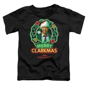 Toddler Boys' Christmas Vacation Neon Clark T Shirt - 1 of 2