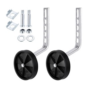 Unique Bargains 12 14 16 18 20 Inch Single Speed Bike Training Wheels for Kids 1 Pair - 1 of 4
