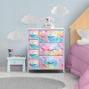 Sorbus Dresser with 7 Drawers - Storage Chest Organizer with Steel Frame, Wood Top, Handles, Fabric Bins - 2 of 4