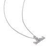 EVERLY JEWELRY | Sterling Silver Diamond Infinity "Mom" Pendant with Chain - 2 of 4
