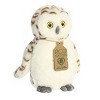 Aurora Eco Nation 9" Snowy Owl White Stuffed Animal - 2 of 4