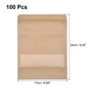 Unique Bargains Paper BOPP Waterproof Moisture-Proof Food Storage Container Stand Up Pouches Bags 100 Pcs - 2 of 4